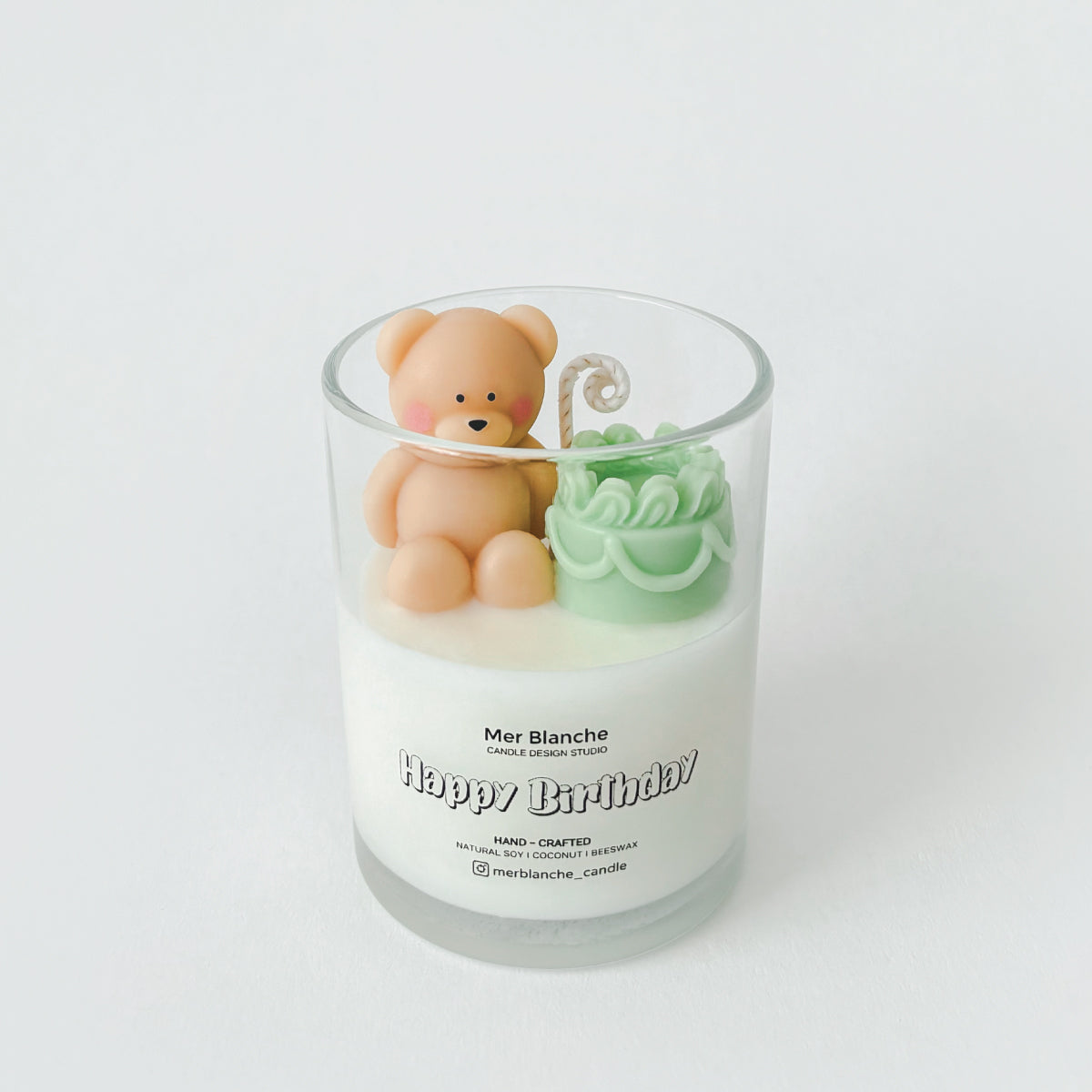 Birthday Cake Bear - Mint