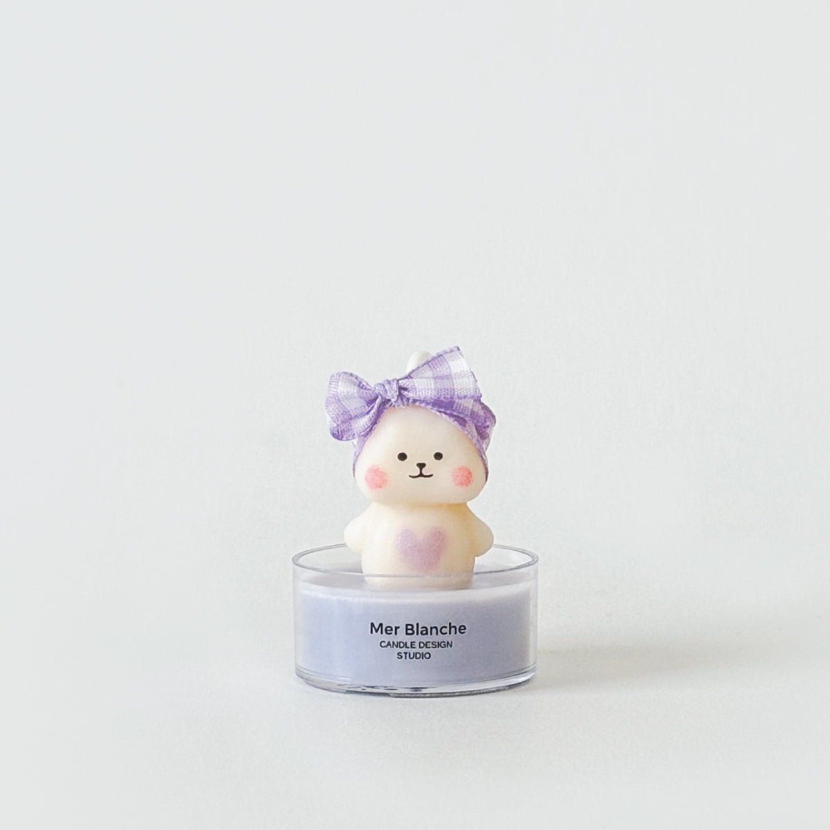 [Mini] Hairband Standing Bear - Baby Blue
