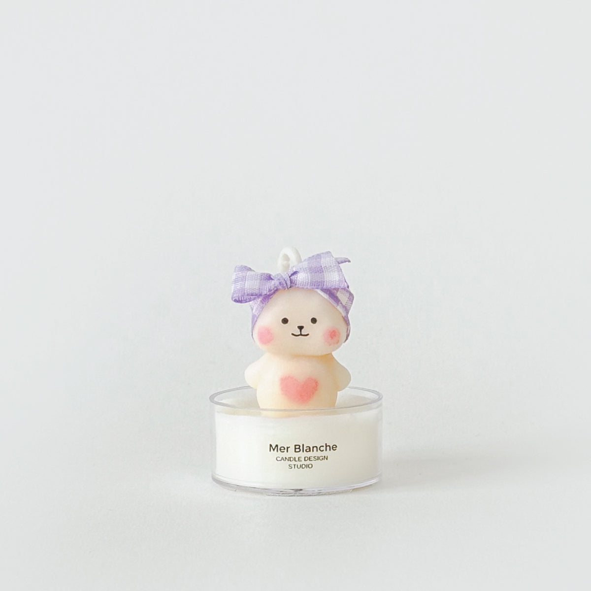 [Mini] Hairband Standing Bear - Baby Blue